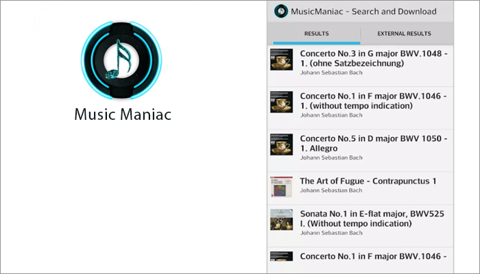 aplicación de descarga de música para Android