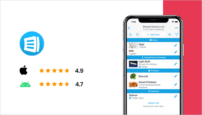 Las mejores aplicaciones de listas de compras