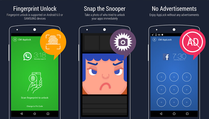 desbloqueo de huella digital applock
