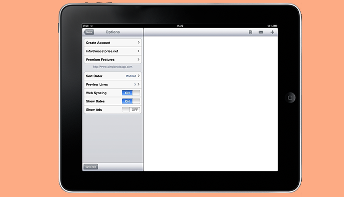  Simplenote - Aplicación de redacción de ensayos