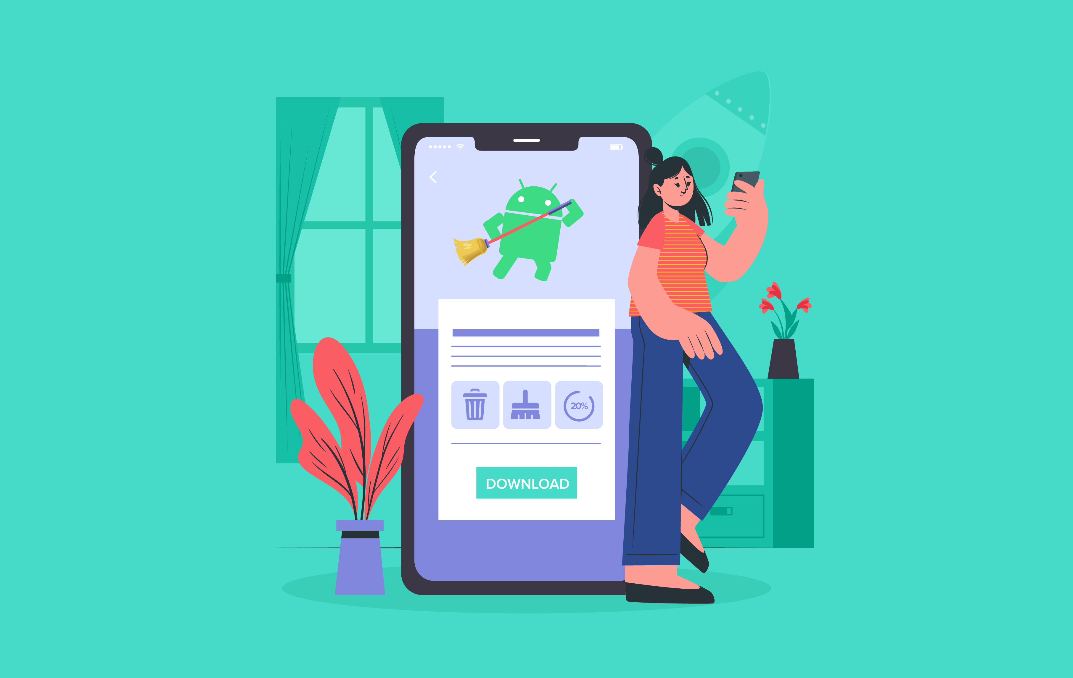 Aplicaciones de limpieza de Android