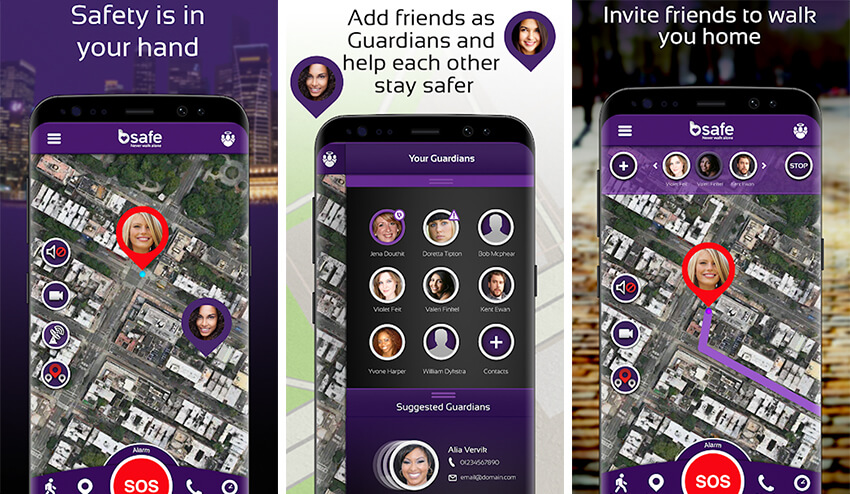 Aplicación bSafe