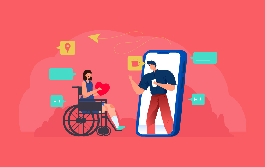 Aplicaciones de citas para personas con discapacidad 2021